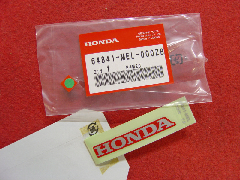 Décor autocollant de auvent de siège de CBR1000RR 04 code couleur type 2