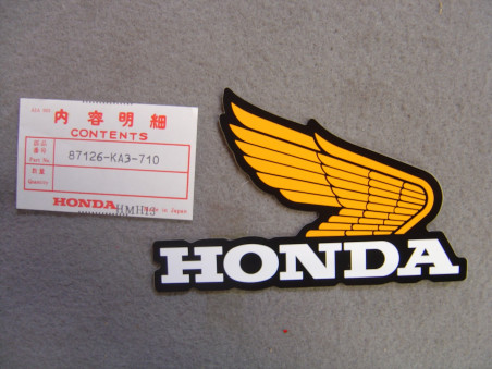 Autocollant flanc radiateur droit Honda CR125 CR250 – 87126KA3710