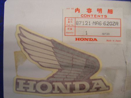 Décor Réservoir Type 1 Honda CBX400FC 82 - Réf 87121MA6620ZA