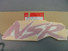 Décor Autocollant Auvent Inférieur Gauche Honda NSR125RW 98