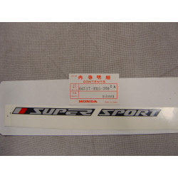 Décor autocollant (B) gauche de CBR1000FH 87 code couleur Type 1