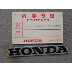 Décor Autocollant Siège AR Honda CB125TDE | Réf. 77209KC1710ZB