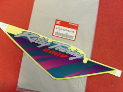 Décor autocollant de couvercle latéral coté droit de XL600VR 94 code couleur