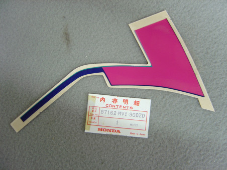 Décor autocollant couvercle latéral Honda XRV750M 87162MV1300ZD