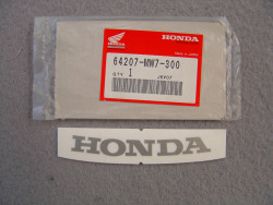 Décor autocollant de pare-brise pour modèles CBR1000FN 1991 et CBR1000FN 1992