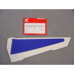 Décor autocollant carénage droit Honda CBR1000FM 1991 - Réf. 64302MW7300ZC