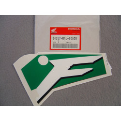 Décor autocollant carénage inférieur gauche Honda CBR600FT 1996