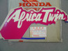 Décor autocollant carénage gauche Honda XR750M 1991 - 87137MV1300ZD