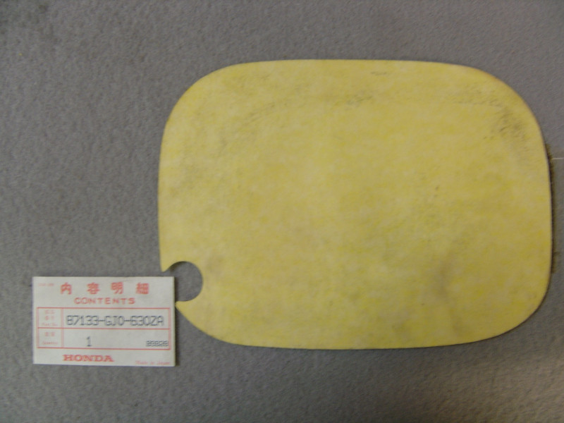 Décor autocollant de cache latéral droit MTX50SH type 1 HONDA 87133-GJ0-630ZA