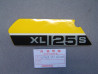 Décor autocollant cache filtre à air Honda XL125S 1979 - Réf. 87128437620ZB