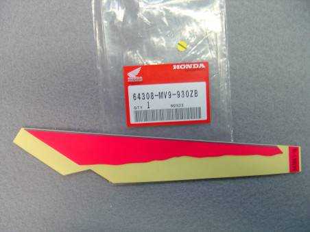 Autocollant décor auvent inférieur droit Honda CBR600FP 93
