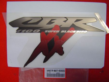 Décor autocollant flanc carénage Honda CBR1100XX 00 Type 9