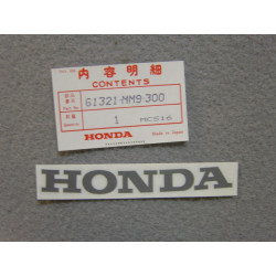 Décor Autocollant Pare-Brise Honda XL600VH 87 - Réf 61321MM9300