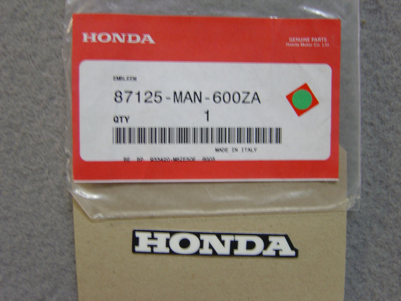 Décor Autocollant Porte Bagage Honda NX650 1995 - Type 1