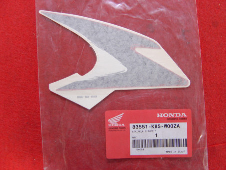 Décor autocollant auvent supérieur Honda NSR125RV 97 – 83551KBSW00ZA