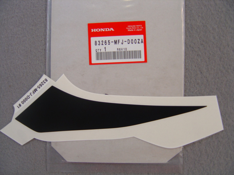 Décor Autocollant Protecteur Supérieur Droit Honda CBR600RR