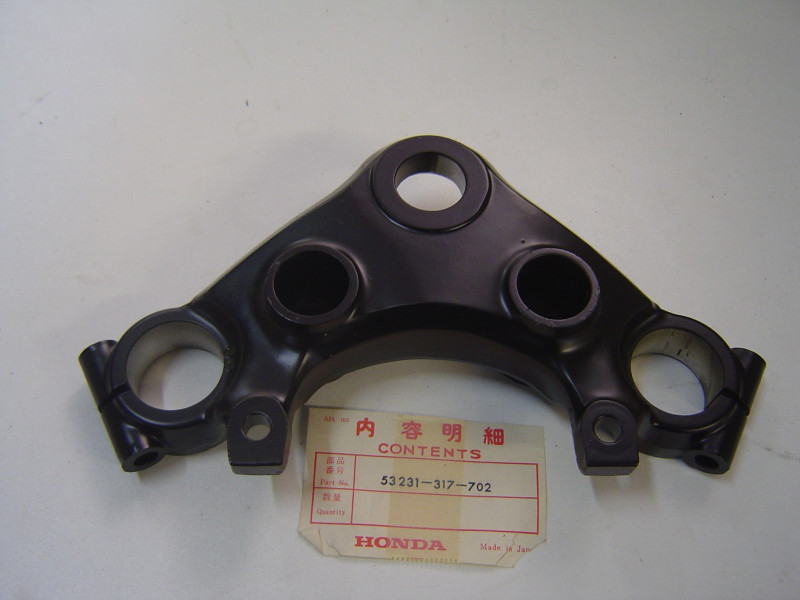 Té supérieur de fourche Honda CB350 CB250 CB360 - Réf. 53231317702