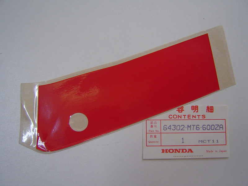 Décor Autocollant Flanc Carénage D Honda CBR600 89-90 Type 3