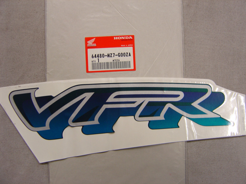 Décor autocollant auvent gauche Honda VFR750FV 97 - 64480MZ7G00ZA