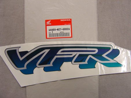 Décor autocollant auvent gauche Honda VFR750FV 97 - 64480MZ7G00ZA