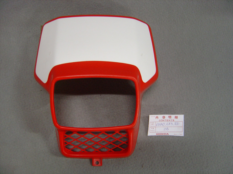 Plaque phare Honda MTX50AH couleur R134 type2 | 614A0GF9720ZB