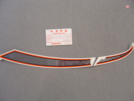 Décor autocollant réservoir gauche Honda CM125CJ 1988 – R101