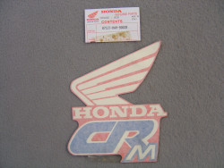 Autocollant aile gauche Honda CRM125RL 1990 NH138 – 87127KAK900ZB
