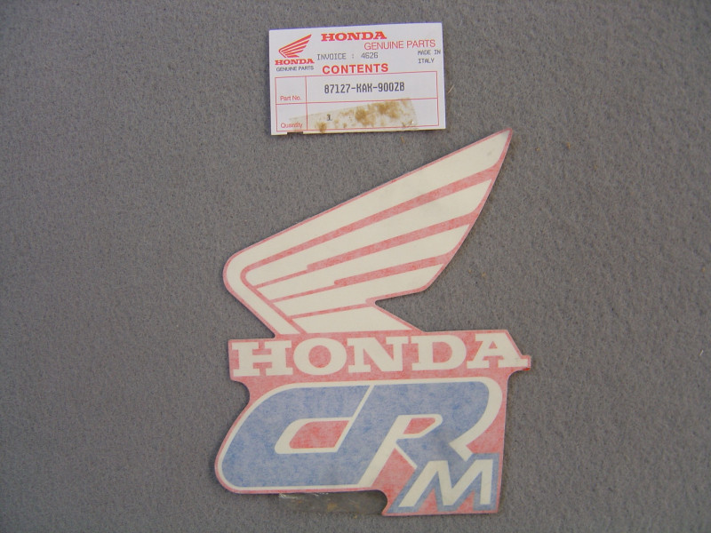 Autocollant aile gauche Honda CRM125RL 1990 NH138 – 87127KAK900ZB