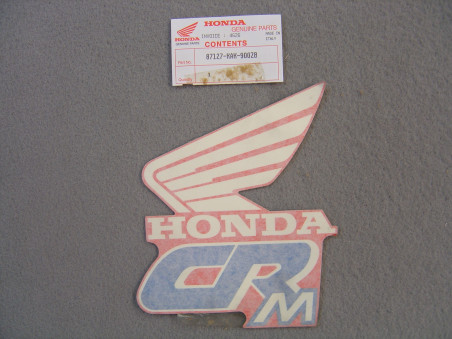 Autocollant aile gauche Honda CRM125RL 1990 NH138 – 87127KAK900ZB