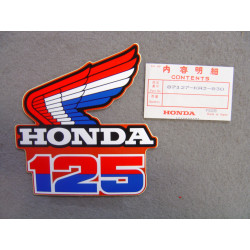 Décor autocollant flanc radiateur gauche Honda CR125RF 85 – 87127KA3830