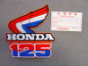 Décor autocollant flanc radiateur gauche Honda CR125RF 85 – 87127KA3830