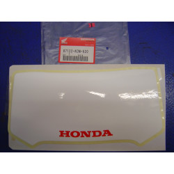 Décor autocollant visière phare Honda XLR125RW 98 - 87122KCM620