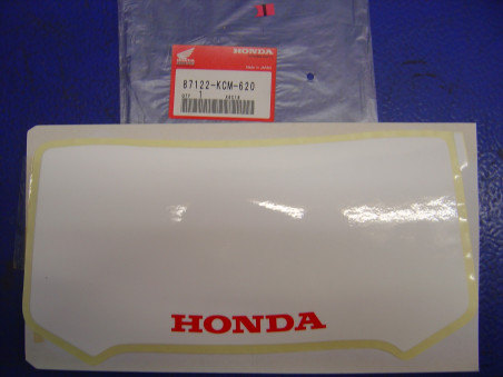 Décor autocollant visière phare Honda XLR125RW 98 - 87122KCM620