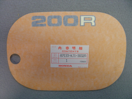 Décor autocollant cache latéral gauche Honda MTX200RWD 83 – Réf. 87133KJ1300ZA
