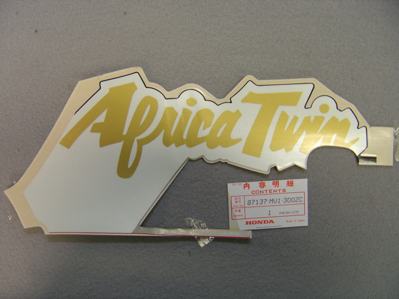 Autocollant auvent latéral gauche Honda XRV750M 1991