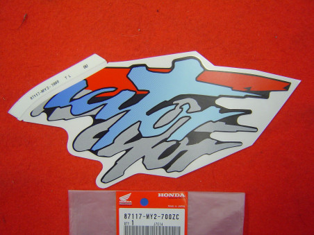 Décor autocollant carénage gauche Honda NX650 1993 – Réf. 87117MY2700ZC