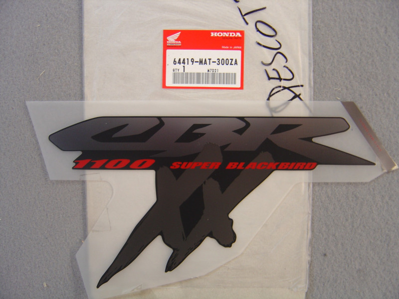 Autocollant carénage inférieur Honda CBR1100XX 1997 NH359