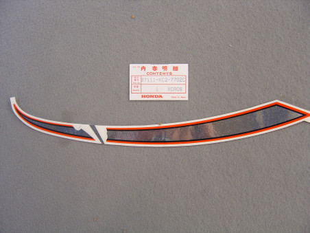 Autocollant réservoir droit Honda CM125CJ 1988 - Réf 87111KC2770ZC