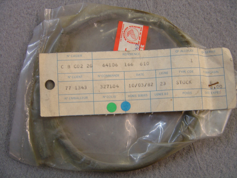 Protection caoutchouc phare Honda MB50 MB80 - Réf 64106166610