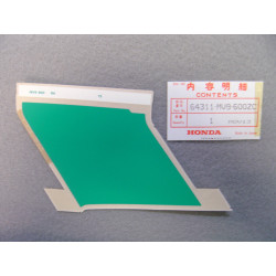 Décor autocollant D auvent inférieur droit Honda CBR600FM 91
