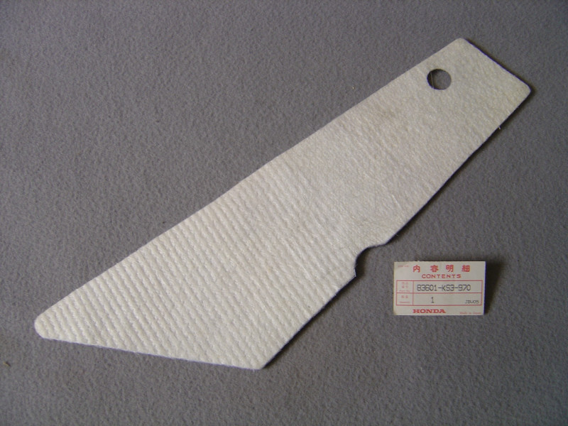 Protection Anti-Chaleur Honda MTX125 RG | Réf. 83601KS3970