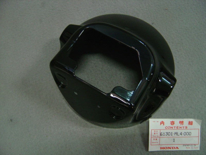 Cuvelage de phare Honda CB450S 86/89 - Réf. 61301ML4000