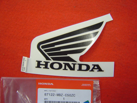 Sticker réservoir gauche Honda CB600F 05/06 YR254 | 87122MBZC50ZC