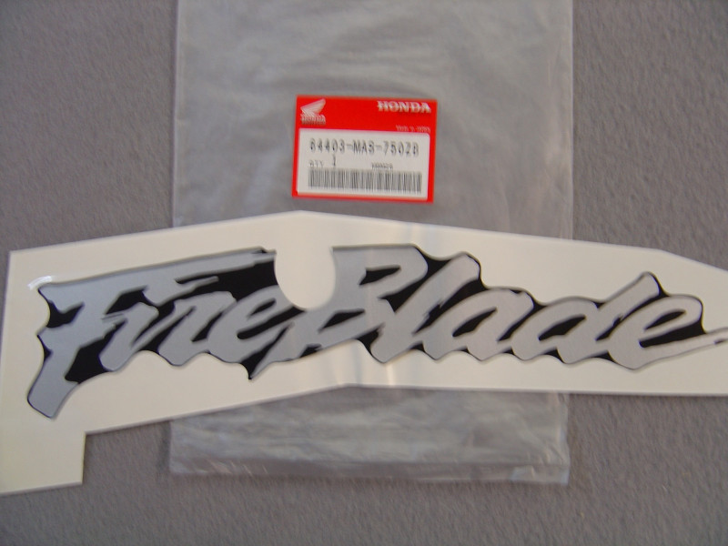 Décor autocollant carénage inférieur droit Honda CBR900RR 1997 NH1B