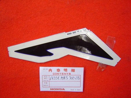 Décor autocollant carénage gauche Honda CBR900 96 - Réf. 64351MAS300ZB