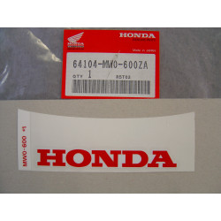 Décor Autocollant Carénage Honda CBR900RRN 1992 - Réf. 64104MW0600ZA