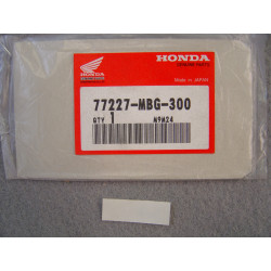 Sticker B de capot de selle unique VFR800FI1 2001 HONDA 77227-MBG-300