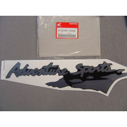 Autocollant réservoir droit Honda XRV750P 1993 – Réf. 87142MY1300ZB