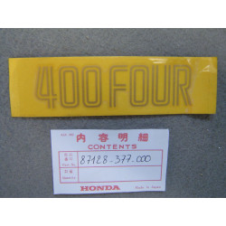 Décor autocollant cache latéral Honda CB400F | Réf. 87128377000