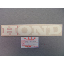 Décor Autocollant Carénage Gauche Honda VF1000RE 64217MJ4300